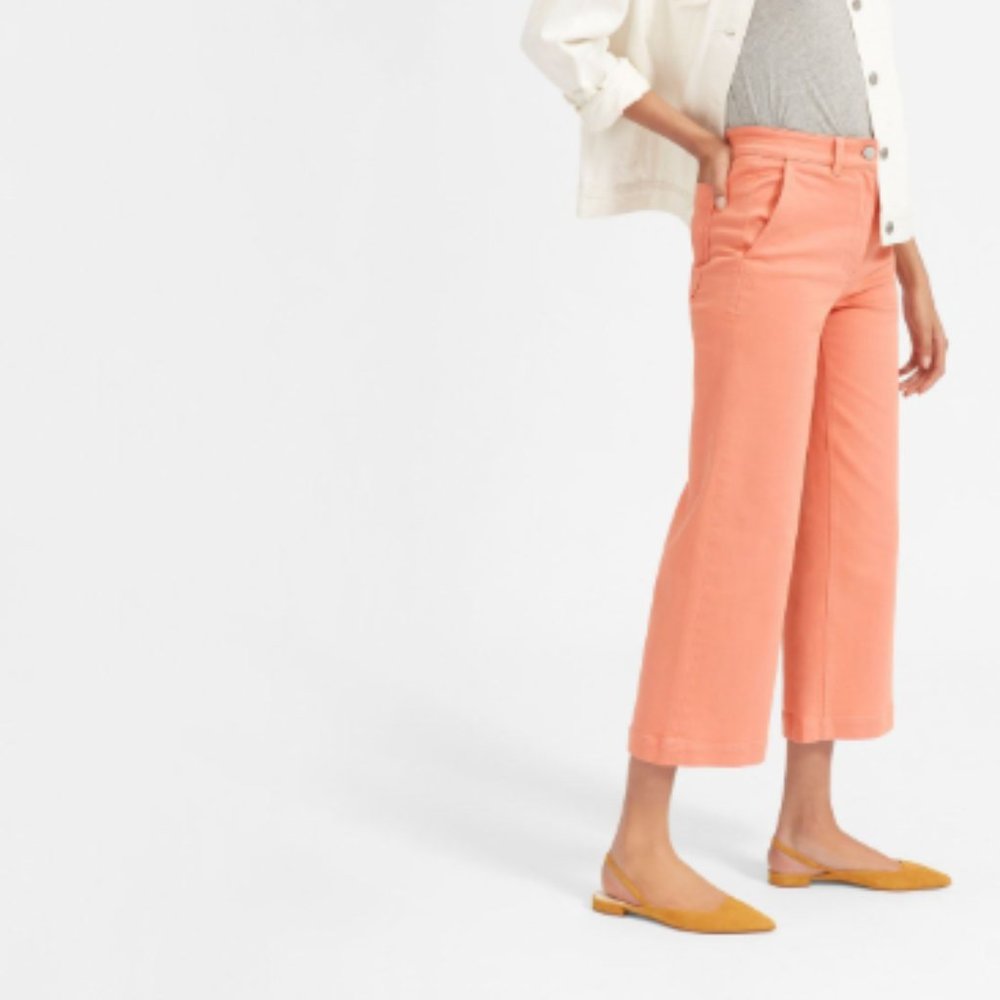 Everlane Wide Leg Crop Pant nwot